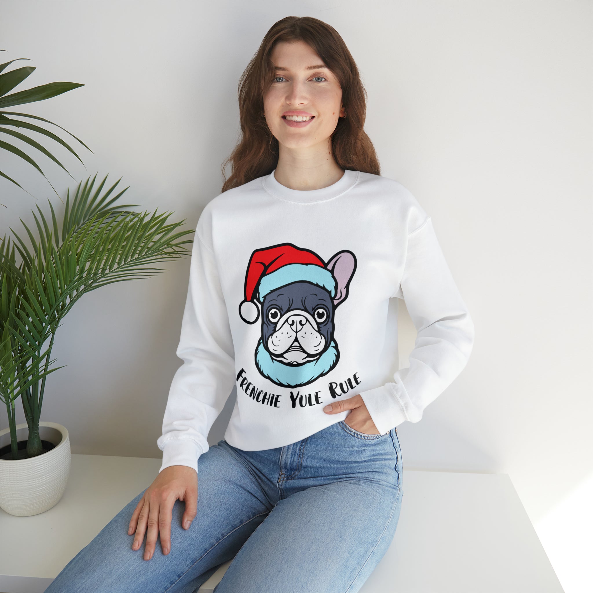 French Bulldog Yule Rule Sweater Unisex Sweatshirt Essential Dog Supply