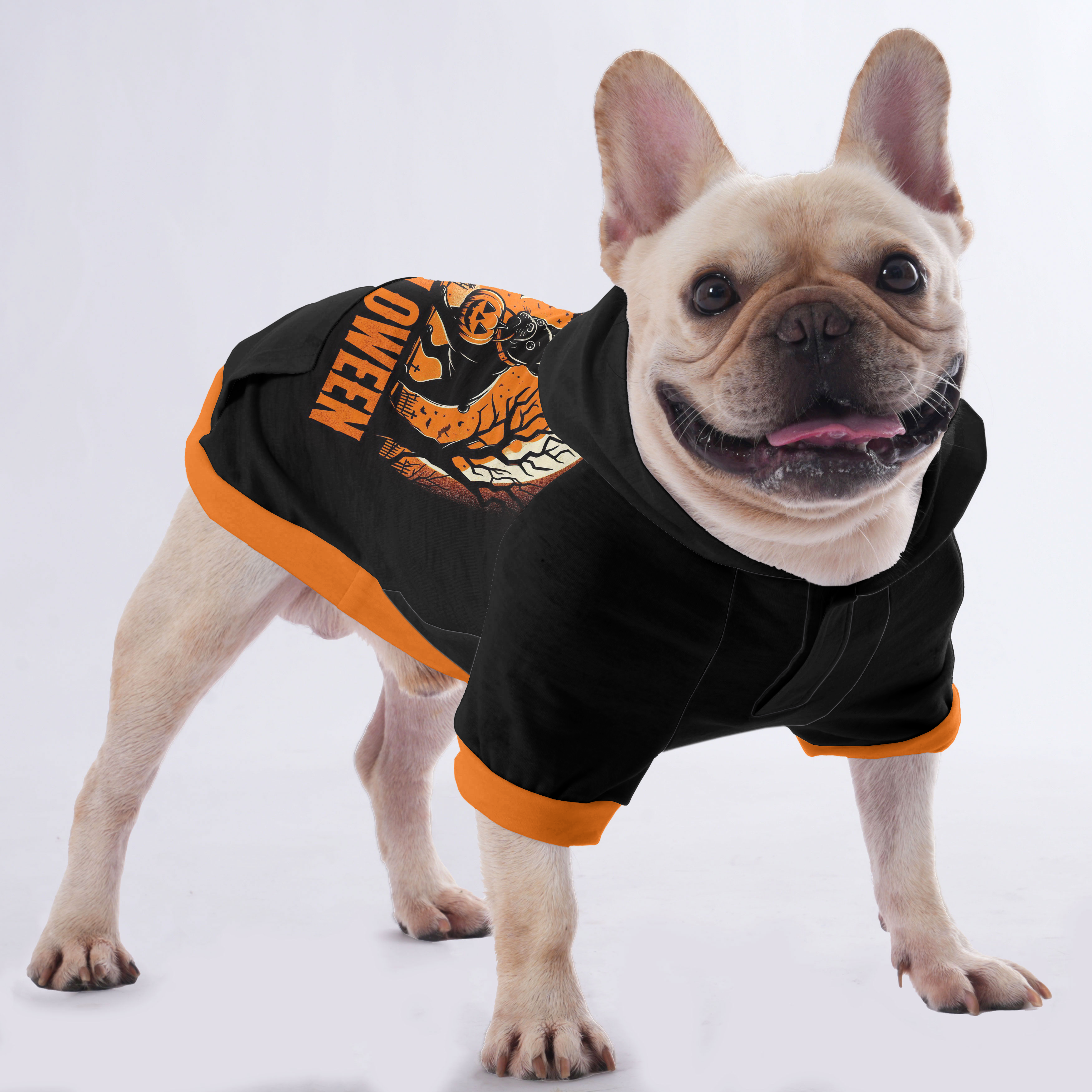 Lifestyle-Driven Jojo - Halloween Hoodies For French Bulldog | French...
