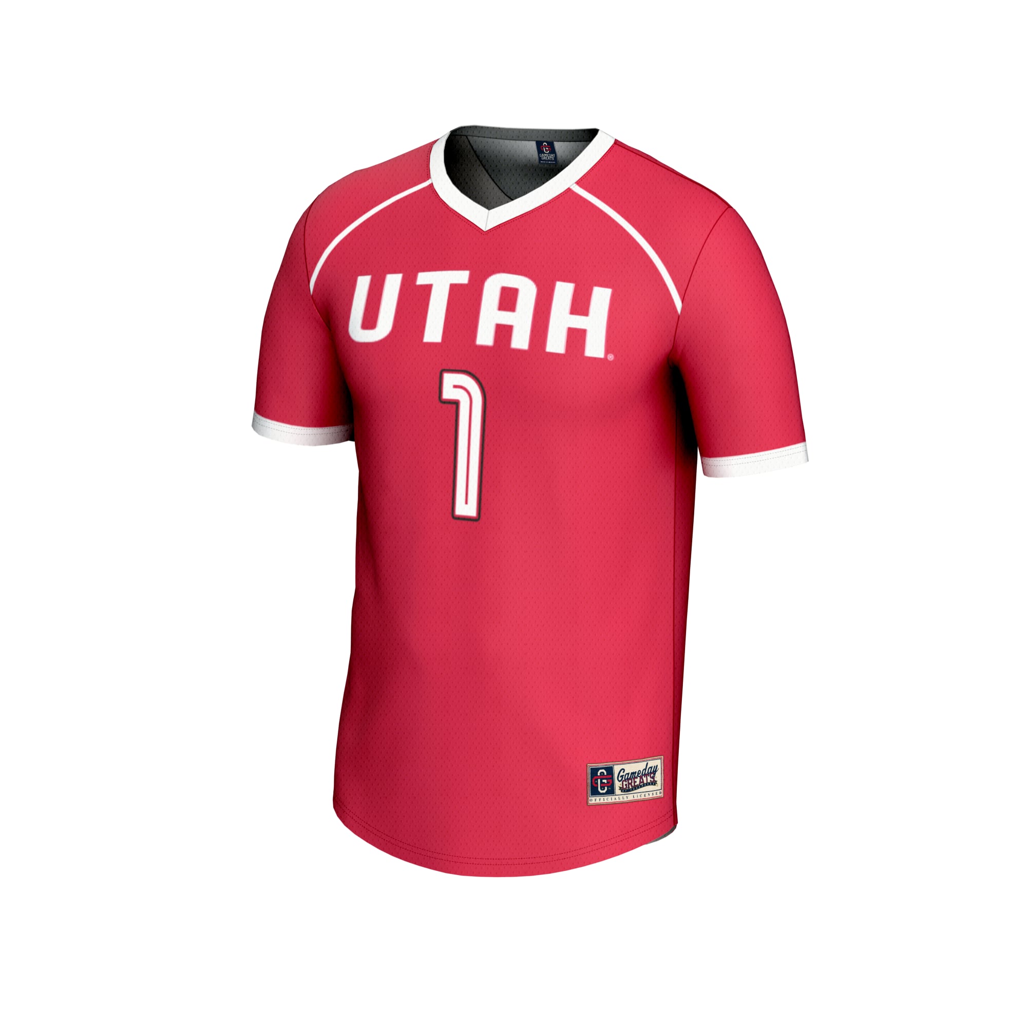 #1 Utah Utes GameDay Greats Youth Lightweight Women's Lacrosse Fashion Jersey - Red