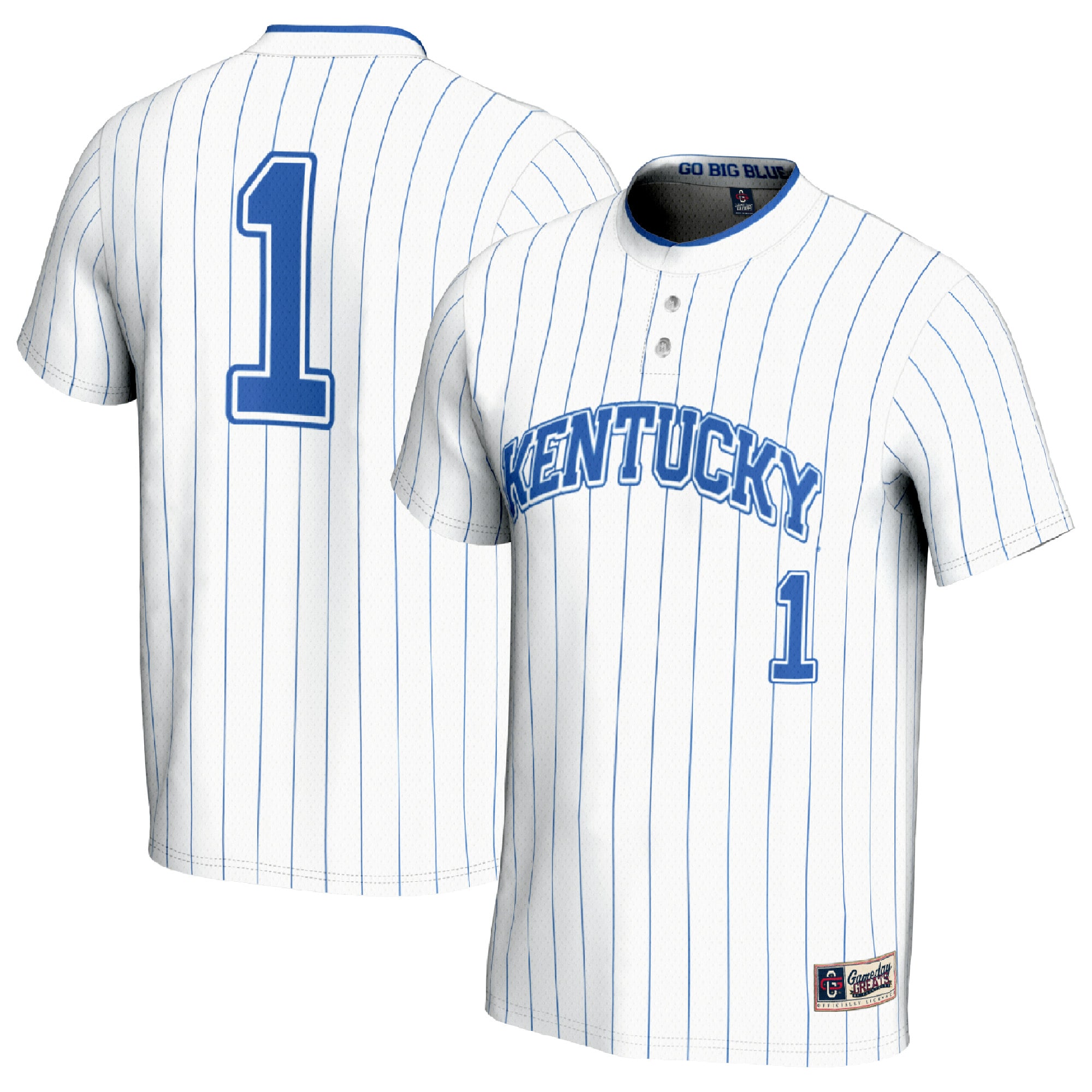 [NJP] Kentucky Wildcats GameDay Greats Youth Lightweight Softball Fashion Jersey - White