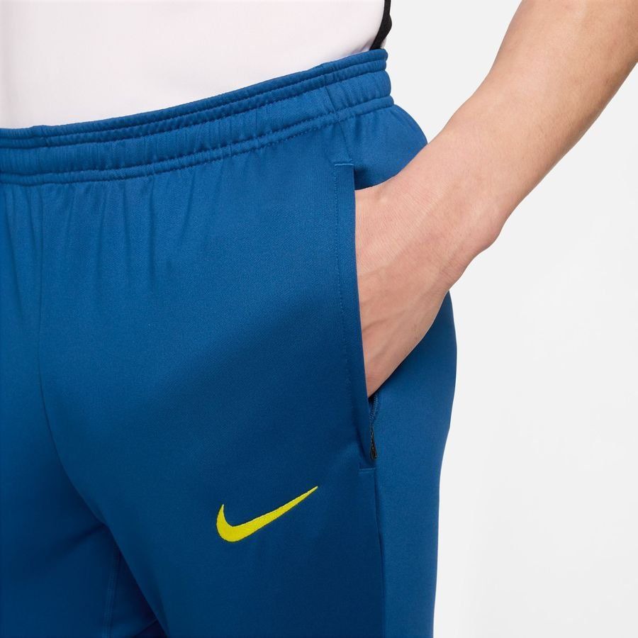 [EFKS] Barcelona Trousers Dri FIT Strike KPZ Gym Blue/Opti Training Yellow Uniform