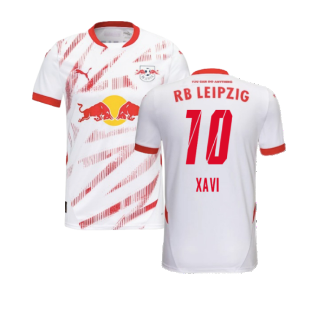 Top Tier True Leipzig Red Bull Leipzig Home Shirt Kids Xavi #10 Ne...