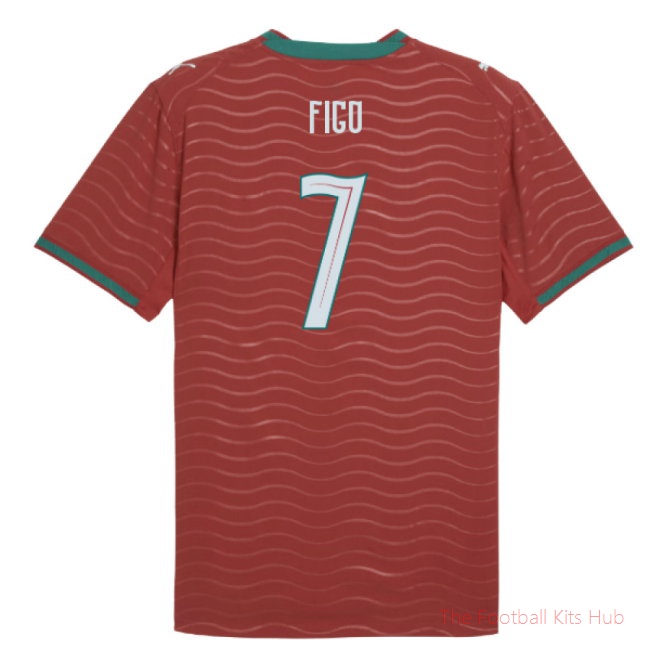 [LK] 2026/27 Portugal Authentic Home Shirt (Figo 7)