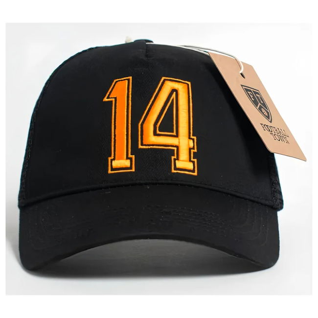 Holland 14 Tribute Pythagoras Trucker Cap (Black) Oranje