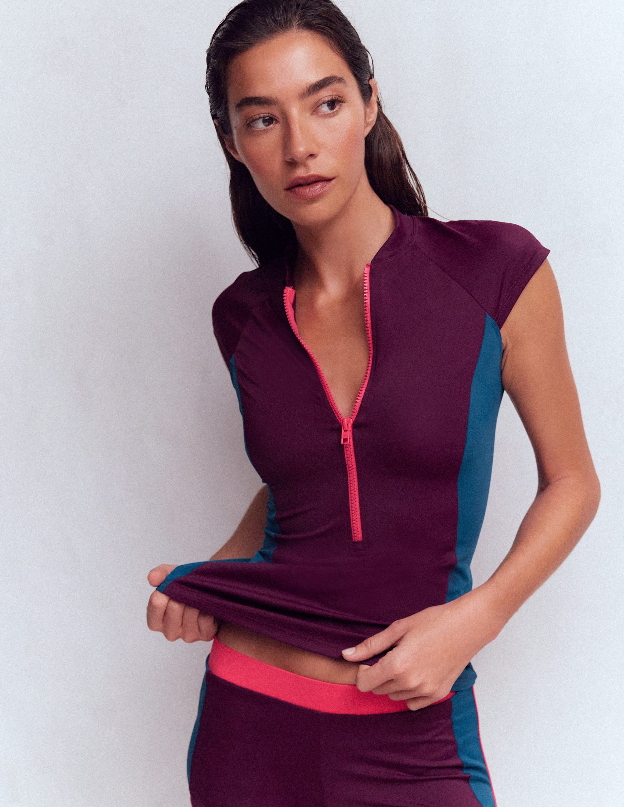 Short Sleeve Rash Guard Top