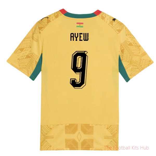 2026-2027 Ghana Away Shirt (Kids) (Ayew 9)