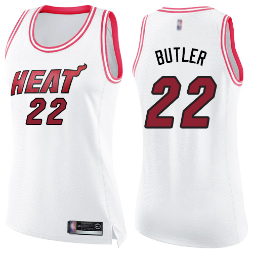 Heat #22 Jimmy Butler Top-Grade 2024 Icon NBA Jersey - White Swingman