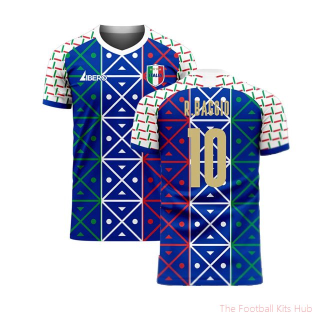[EFS] Italy 2025/26 Renaissance Home Football Kit (Libero) (R.BAGGIO 10)
