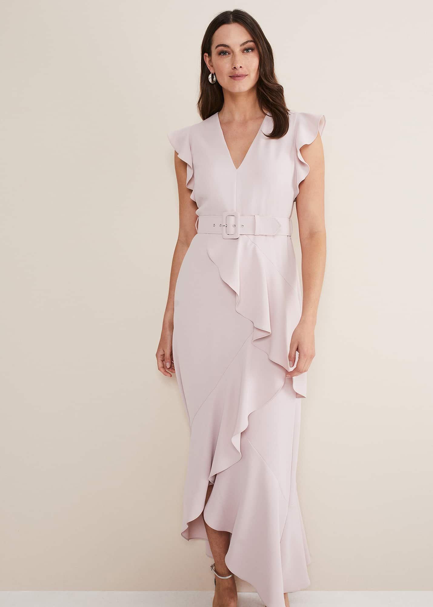 Phoebe Frill Maxi Dress