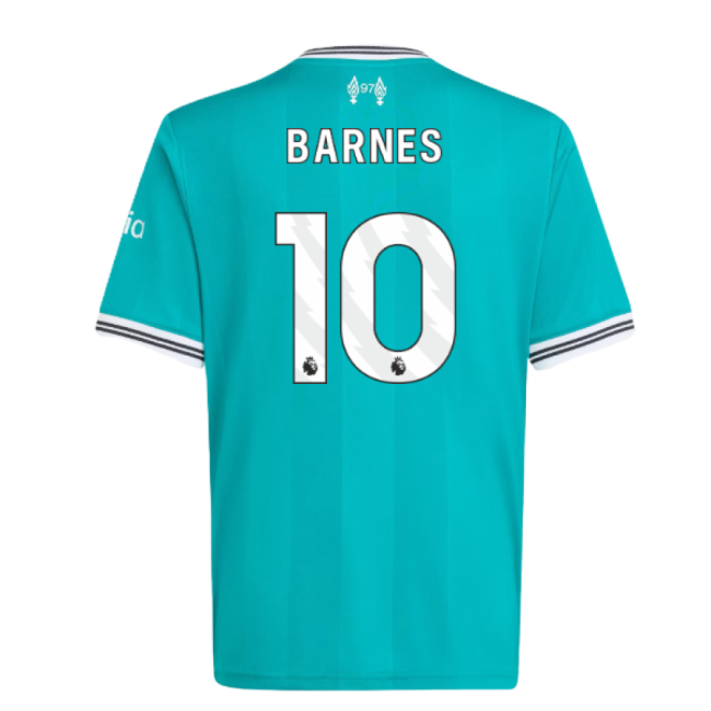 football shirt 2025-2026 Liverpool Third Shirt (Kids) (Barnes 10)