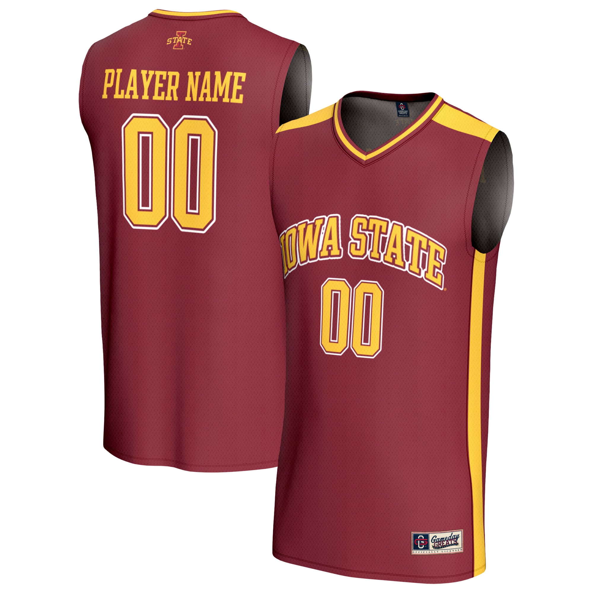 Iowa State Cyclones GameDay Greats Youth Lightweight Collegiate Men's Basketball NIL Pick-A-Player Fashion Jersey - Cardinal