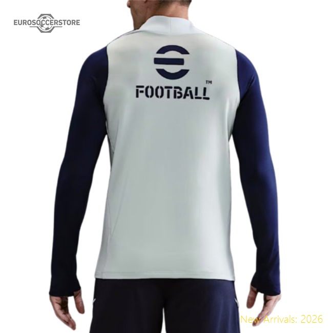 Authentic 2025-2026 Inter Milan Strike Drill Top (Grey Haze)