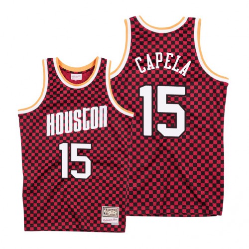 Red Houston Rockets #15 Jersey - On Sale Game Day Wear Game Day Wear