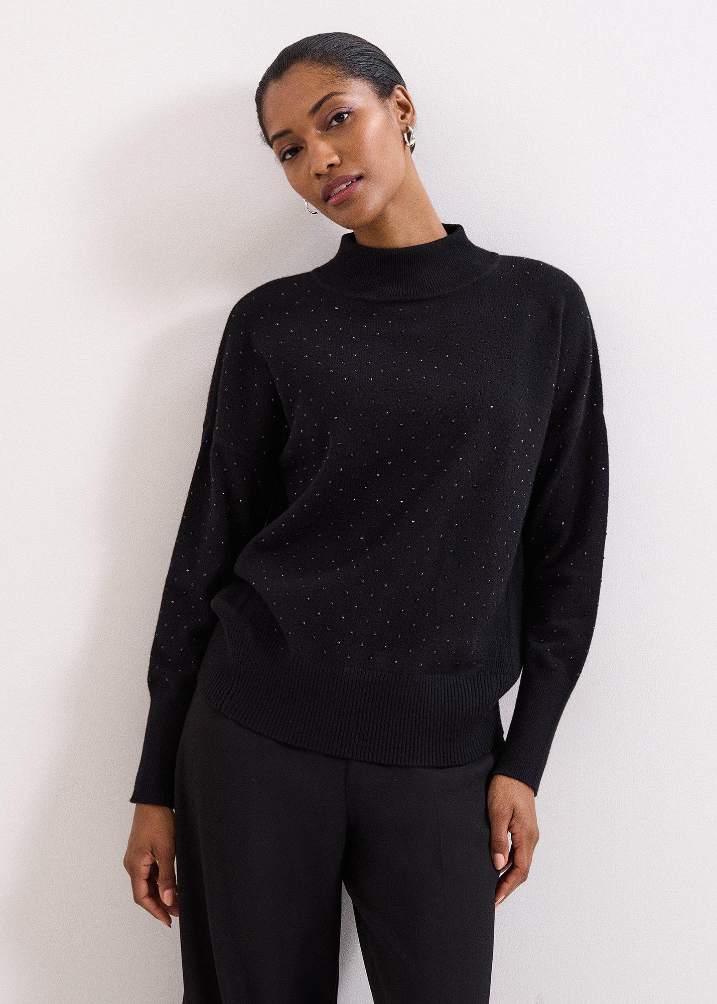 Steph Black Stud Jumper