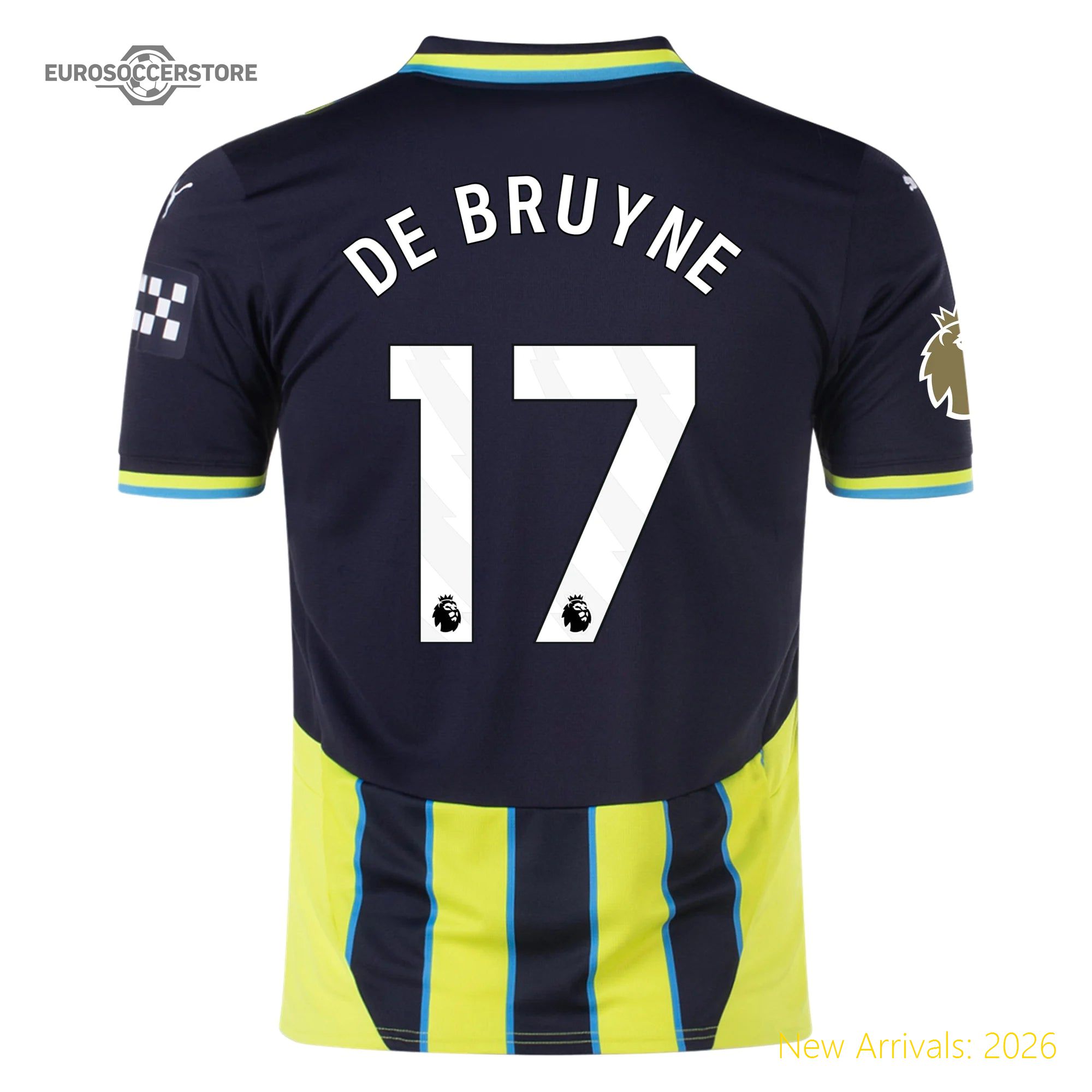 Official Team Merchandise Men Mci Team Away Authentic Jersey 2023