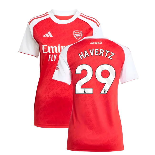 Arsenal 2025-20 Home Soccer Kit Havertz Printing L M Women S