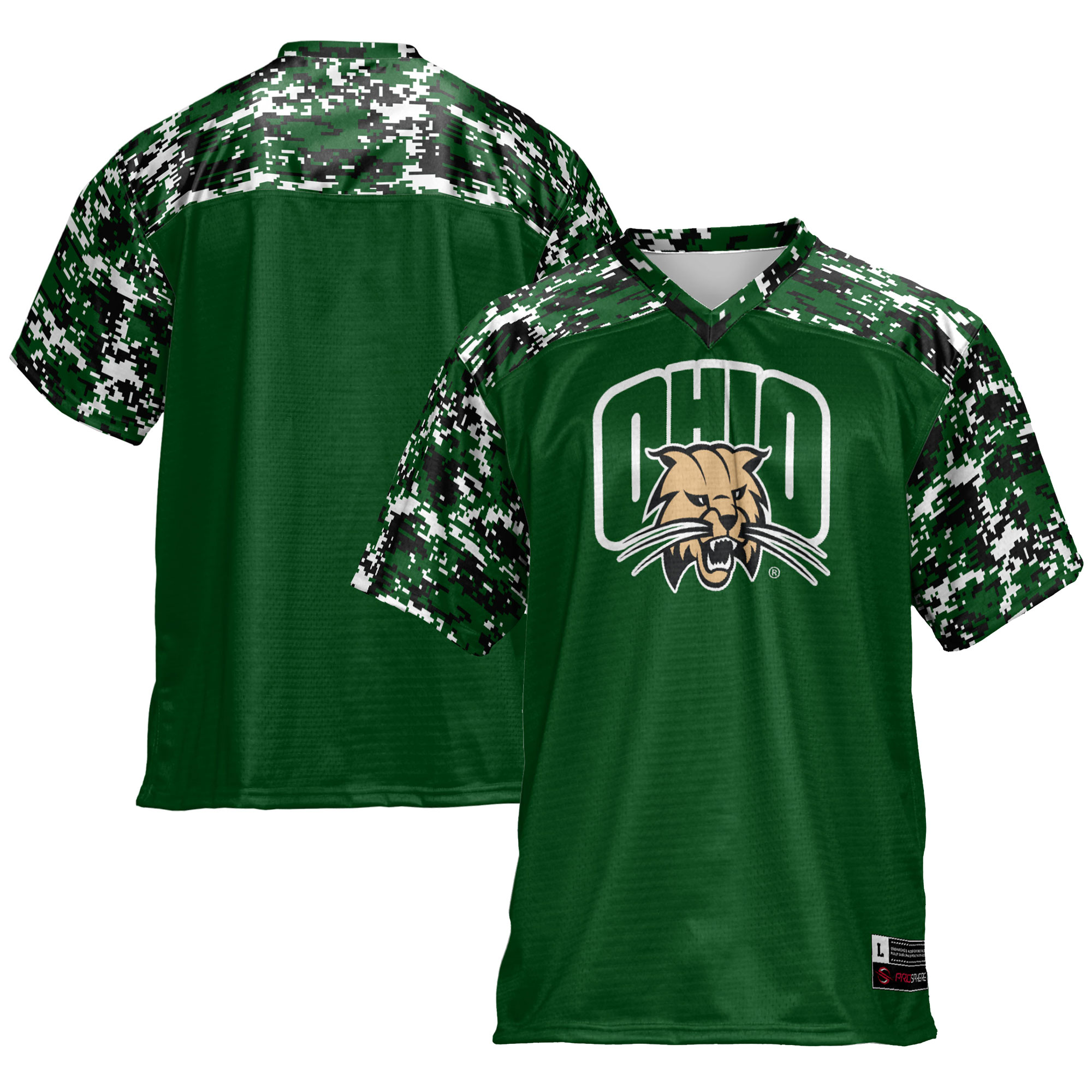 Ohio Bobcats GameDay Greats Football Jersey - Green