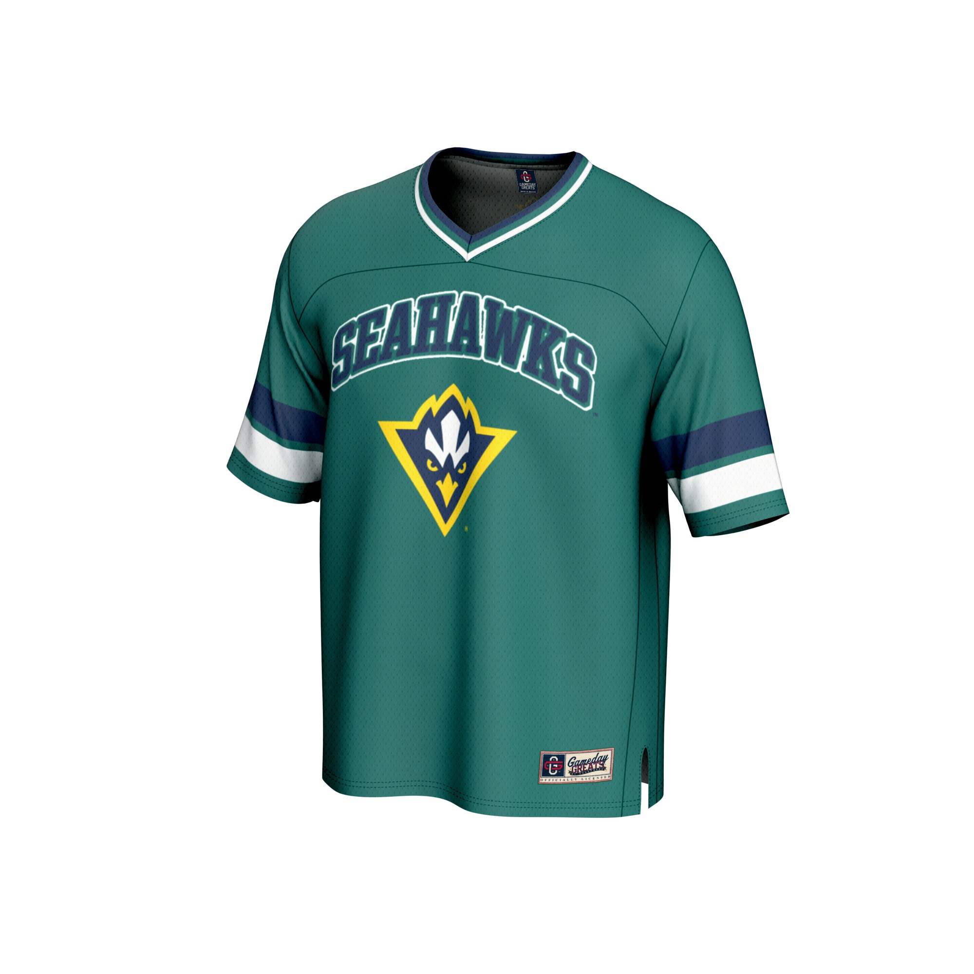 UNC Wilmington Seahawks GameDay Greats Youth Football Jersey - Teal