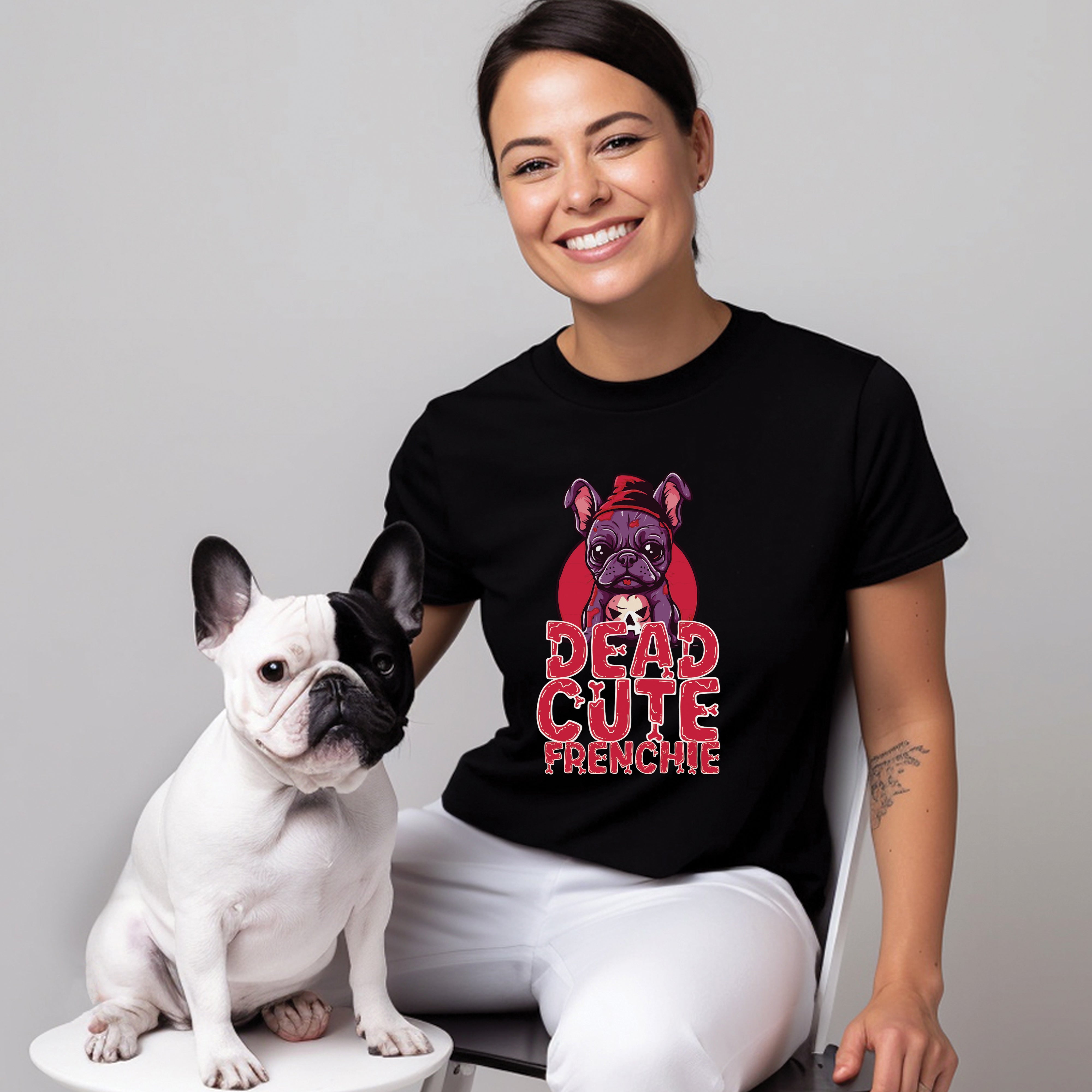 Frightful Fun - Bulldog Inspired Unisex T-shirt Casual Wear