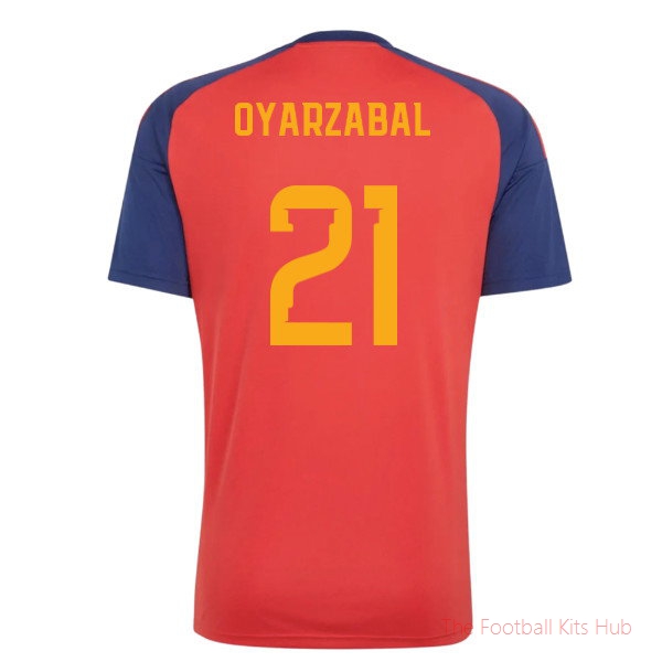 2026-2027 Spain Home Fan Jersey (Oyarzabal 21)