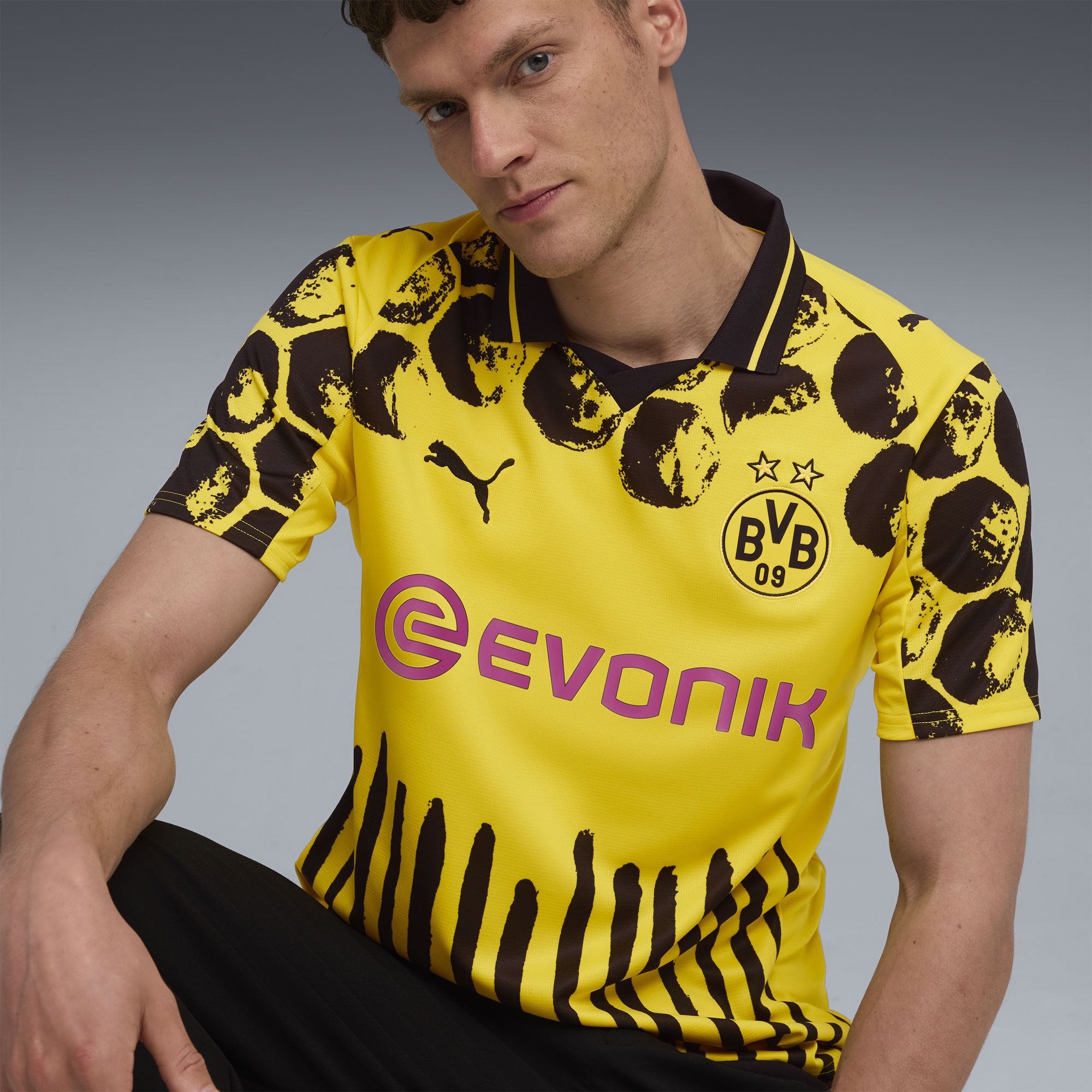 [SJH] Borussia Dortmund x KidSuper 2025 FIFA Club World Cup Replica Jersey - Yellow