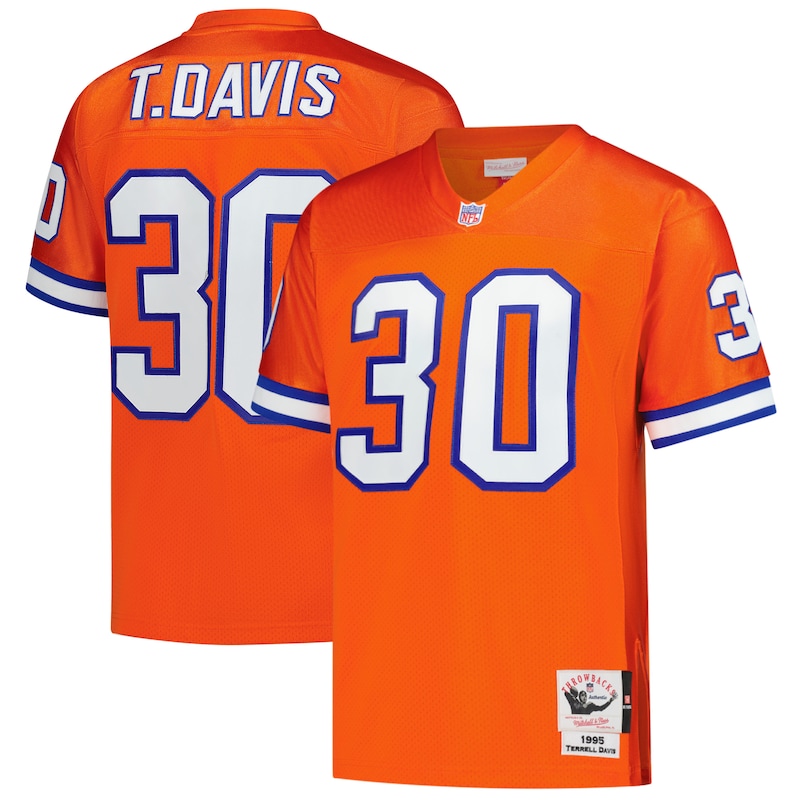 None Terrell Davis DEN Broncos Retro Cost-Effective Jersey Football Ap