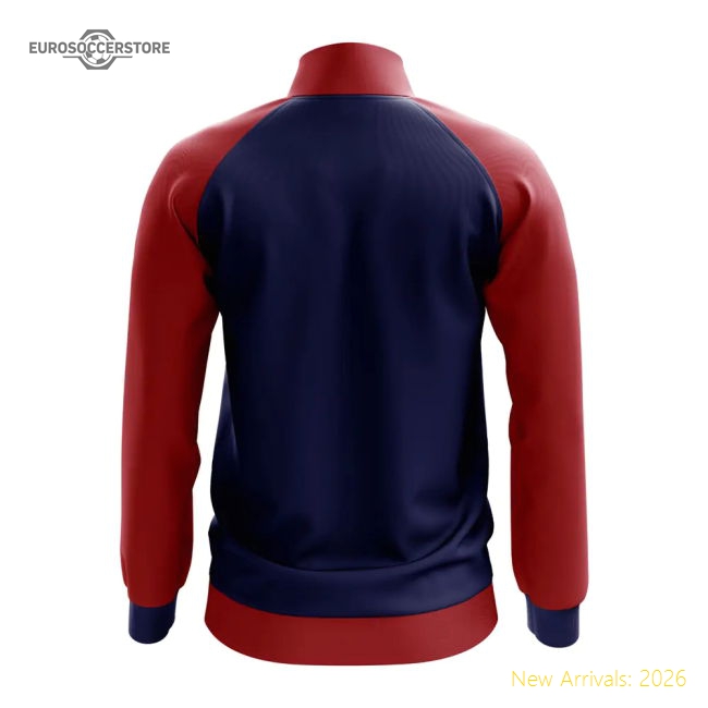 Outstanding Laos Concept Football Track Jacket (navy) - Premium Collection