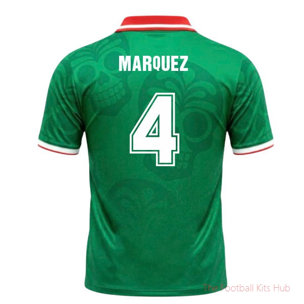 UMBRO Mexico World Cup 26 Football Shirt (Marquez 4)