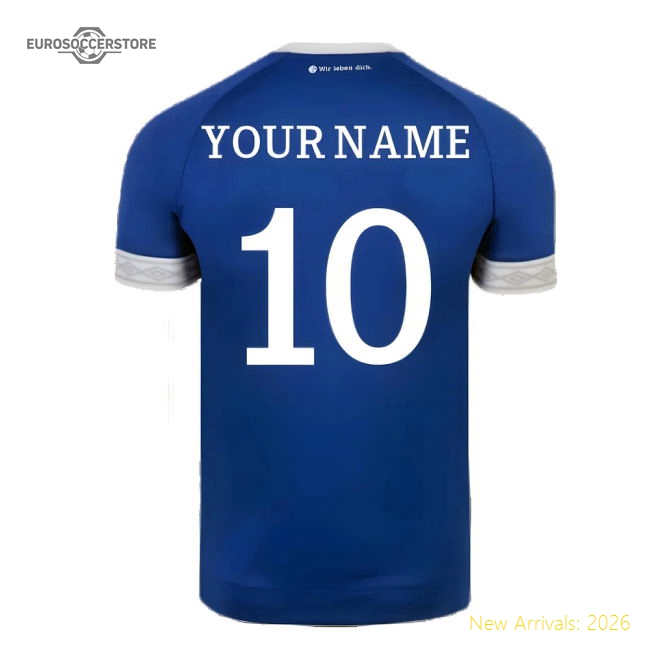 Official Schalke 2018-19 Home Shirt ((Mint) Xxl) (Your Name)