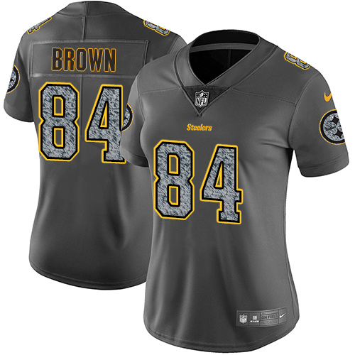 NFL P S Steelers #84 Antonio Brown Brown Static Jersey - Authentic ...