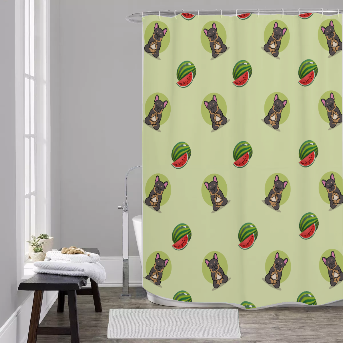 ROCKY - Shower Curtains