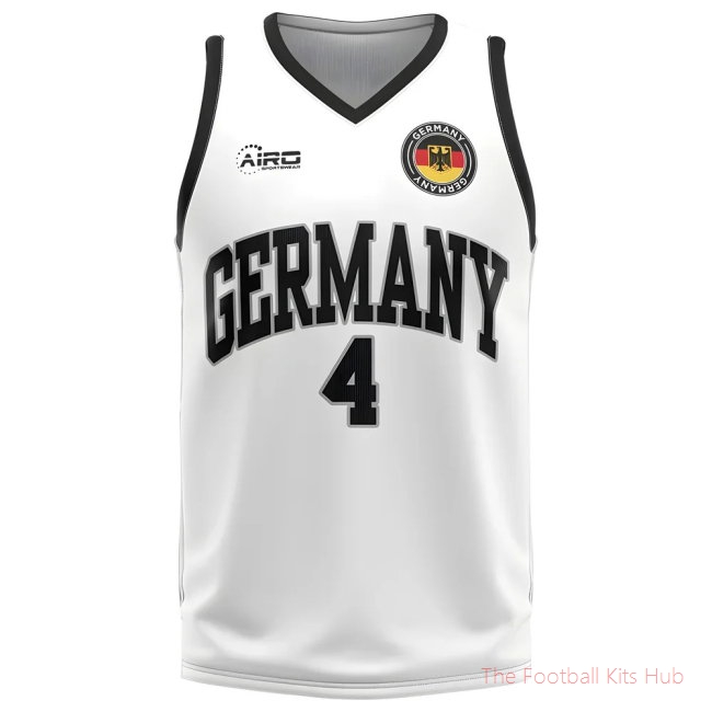 Germany Home Concept Basketball Shirt UEFA Euro