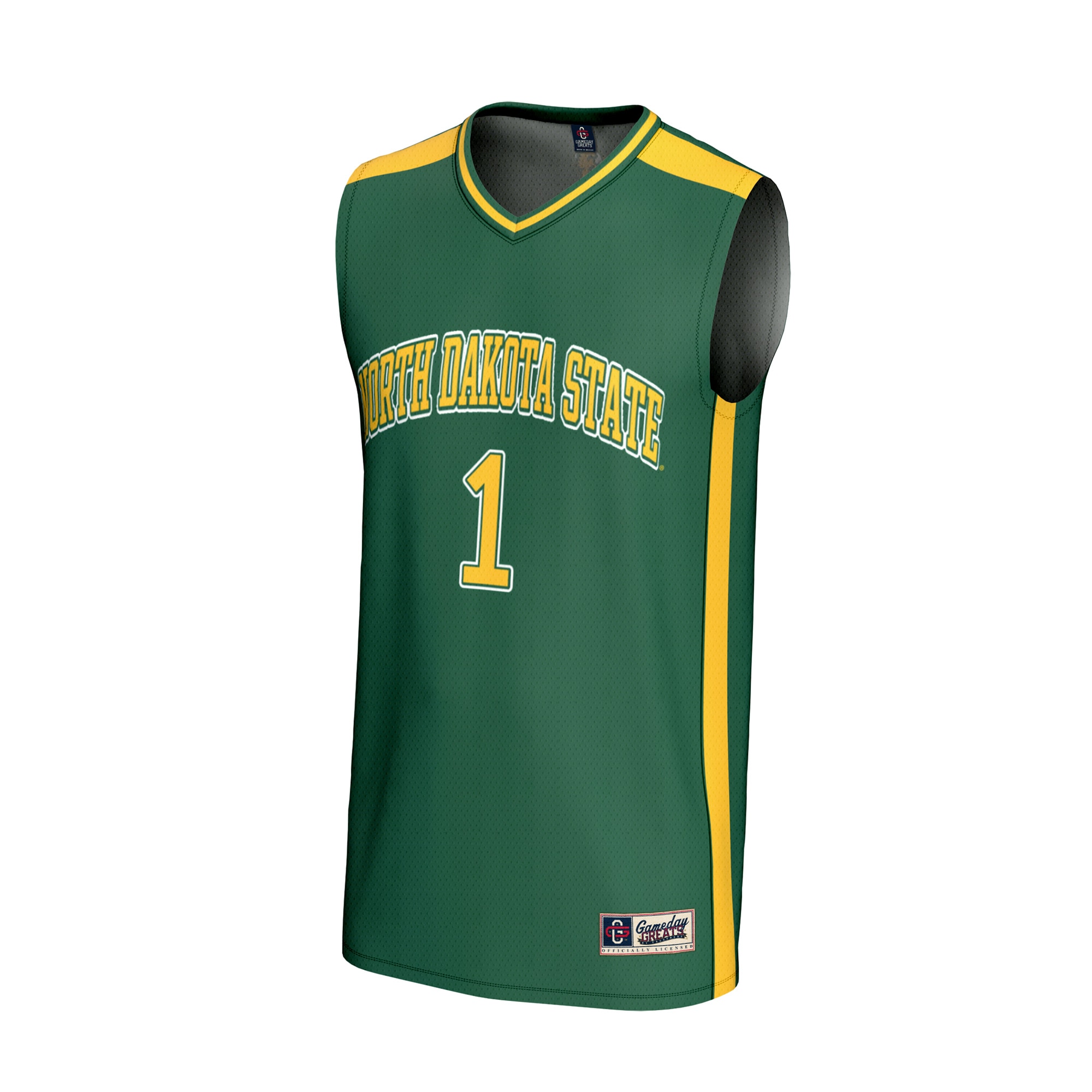 [DDG] NDSU Bison GameDay Greats Youth Lightweight Basketball Fashion Jersey - Green