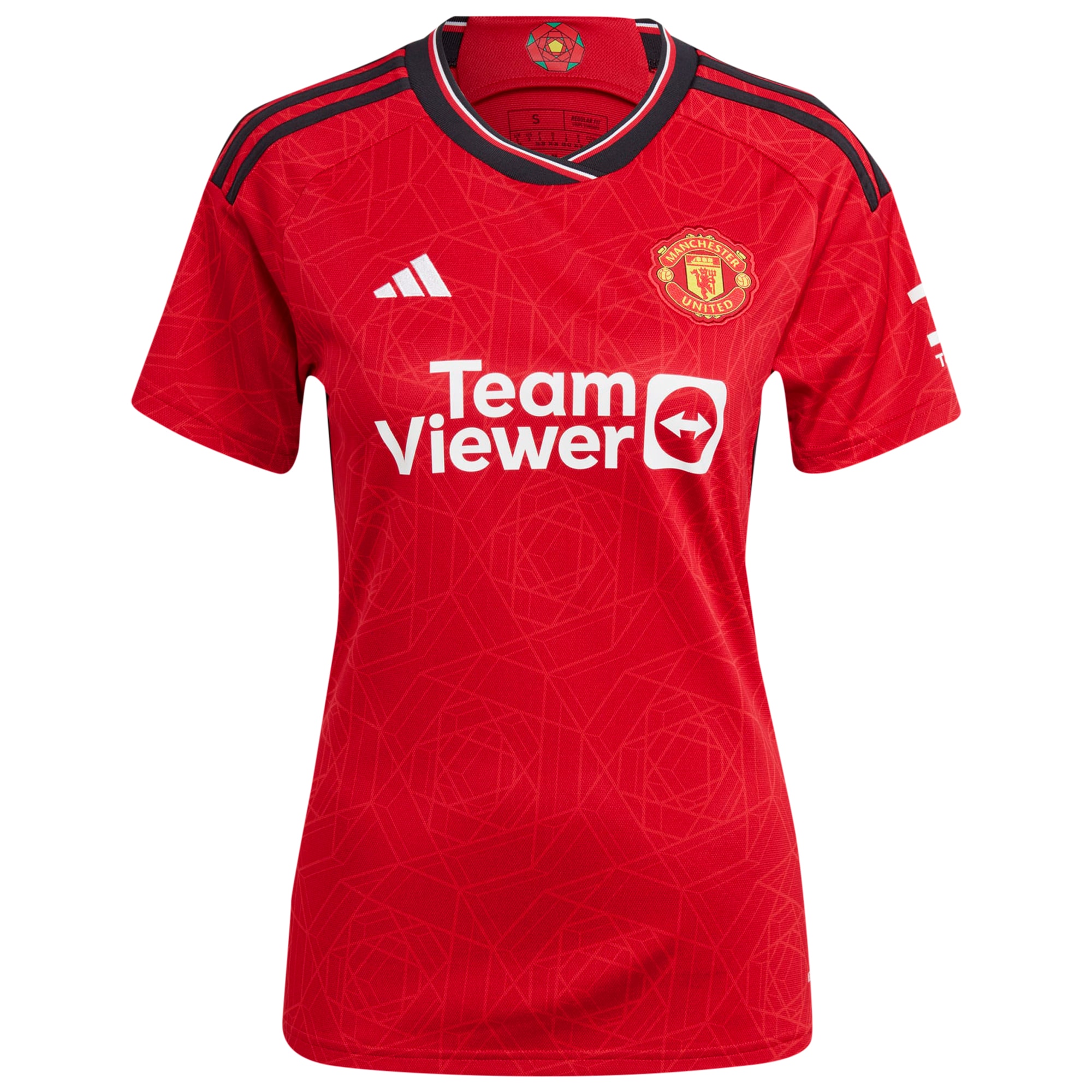 [SJH] Casemiro Manchester United Women's 2023/24 Home Replica Player Jersey - Red