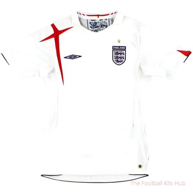 England 2005-2007 Home Shirt (XL) (Very Good) (Your Name)