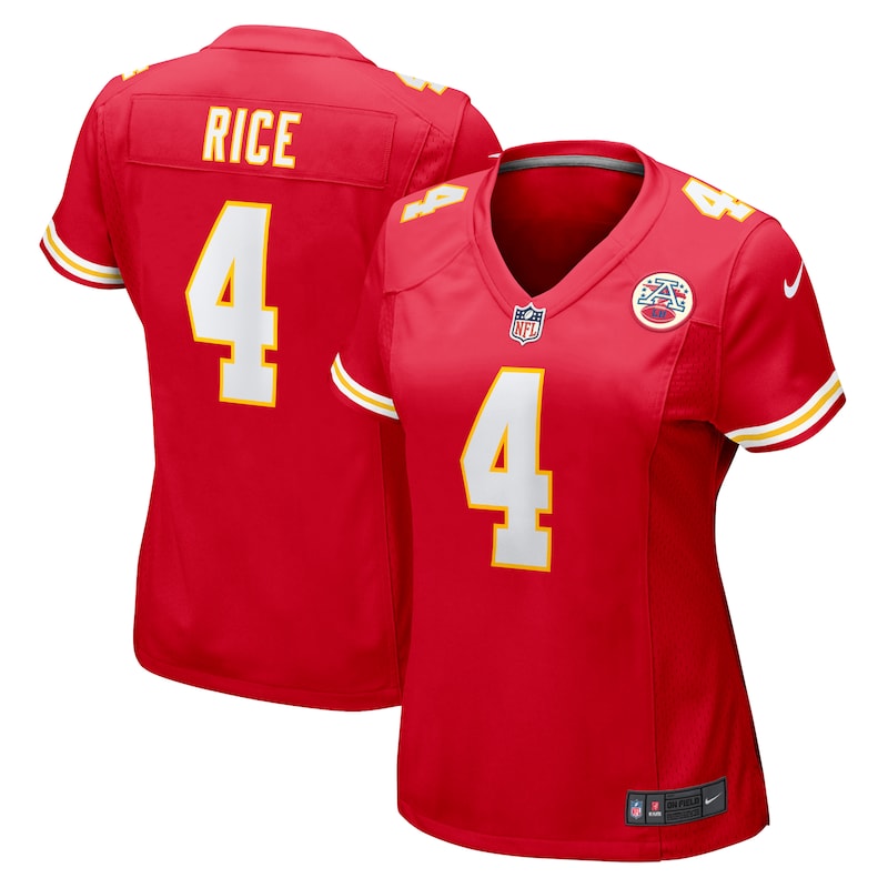 None Rashee Rice MVP Candidate KC Chiefs Top-Grade Jersey Game Day Wea