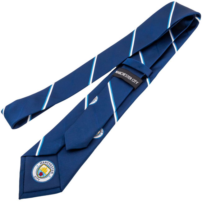 Manchester City FC Stripe Tie (Fan Favorite)