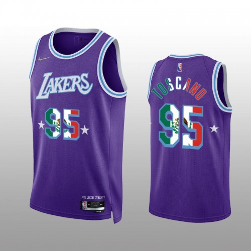 Lakers Purple Angeles Lakers #95 Nike Jersey - Value-Priced Quality