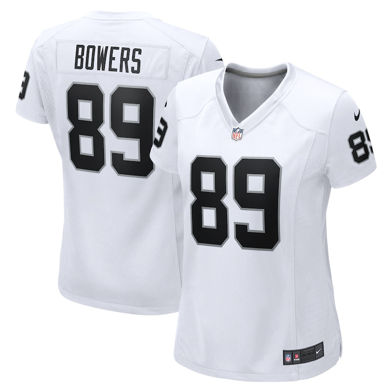 None Brock Bowers Team Captain LV Raiders Durable Jersey for NFL Fans