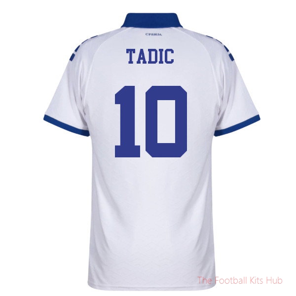Replica Breathable Serbia 2025-2026 Away Shirt (Tadic 10)