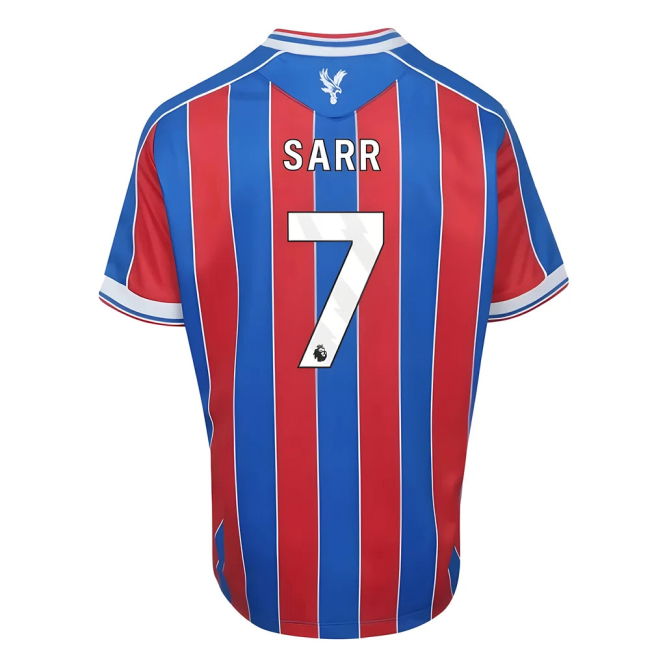 replica 2025-2026 Crystal Palace Home Shirt (Kids) (Sarr 7)