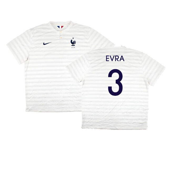 And Value For Money France 2014-15 Away Shirt ((Very Good) XXL) (Evra 3) Slim Fitting