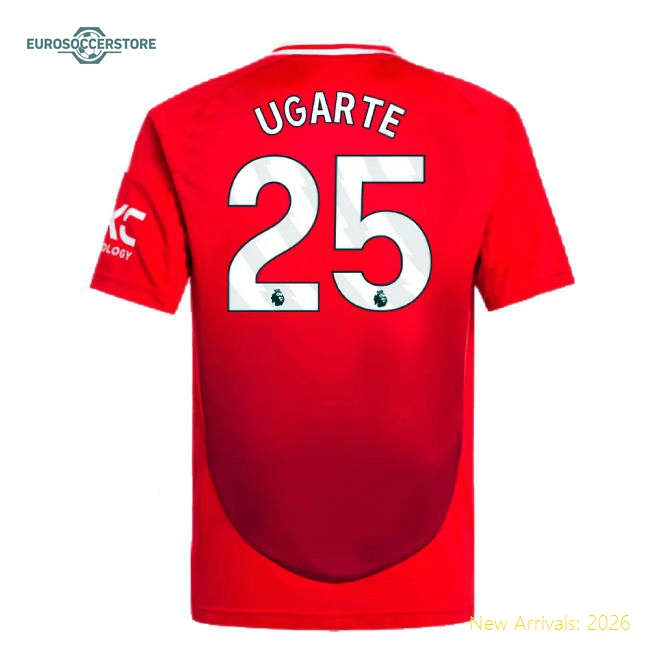 2024-2025 Man Utd Kids Comfortable Ugarte Jersey Aeroready
