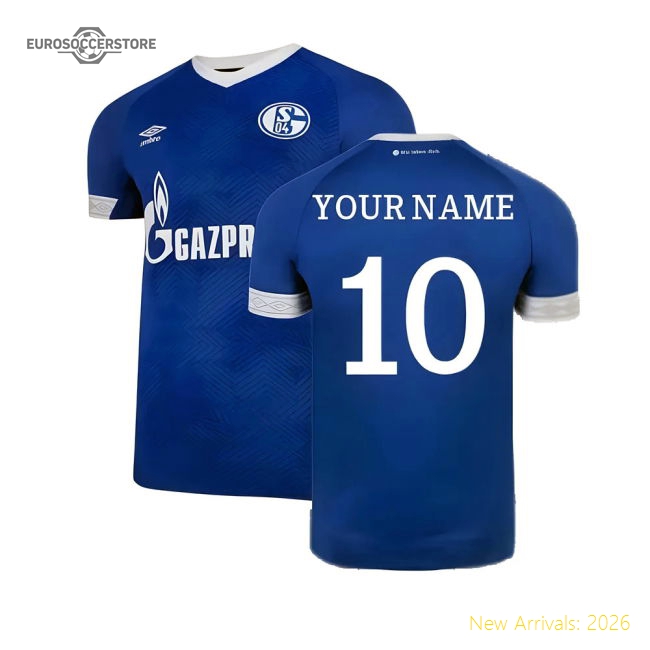 Trending Schalke 2018-19 Home Shirt ((Mint) Xxl) (Your Name)