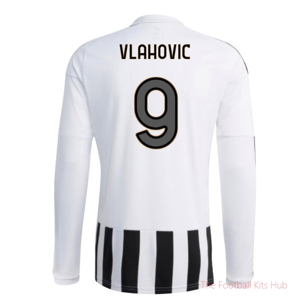 Performance Juventus 2026-2027 Long Sleeve Home Shirt (Vlahovic 9)