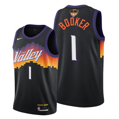 Suns Black Devin Booker #1 Nike Jersey - Affordable Premium Quality