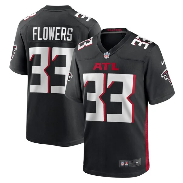None Tre Flowers Game Jersey - Black | NFL Player Jersey | NFL Footbal