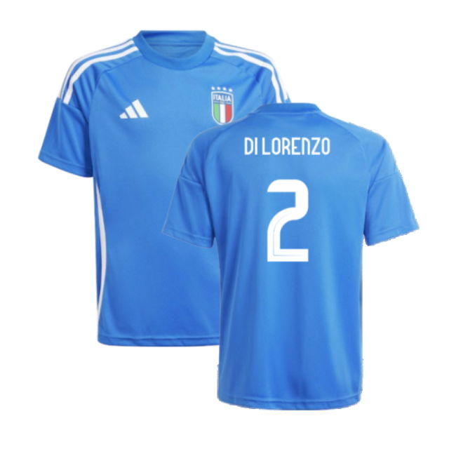 2024-2025 Italy Home Fan Jersey (Kids) (Di Lorenzo 2) Authentic