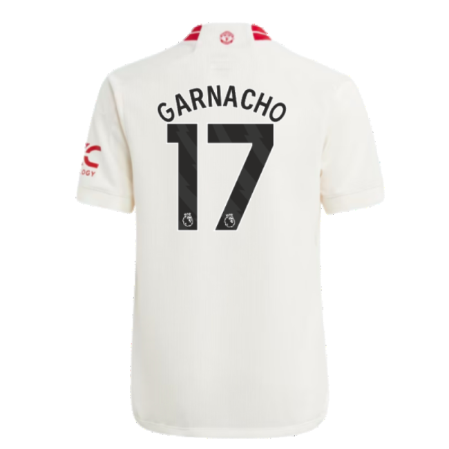 Match Quality Match Day Football Man Utd Third Shirt Kids Garnacho...