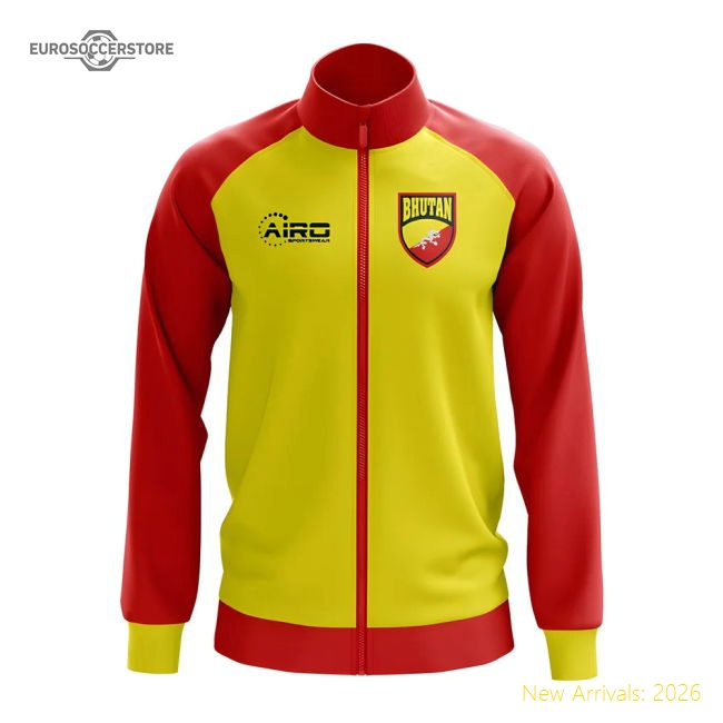 Outstanding Bhutan Concept Football Track Jacket (yellow)